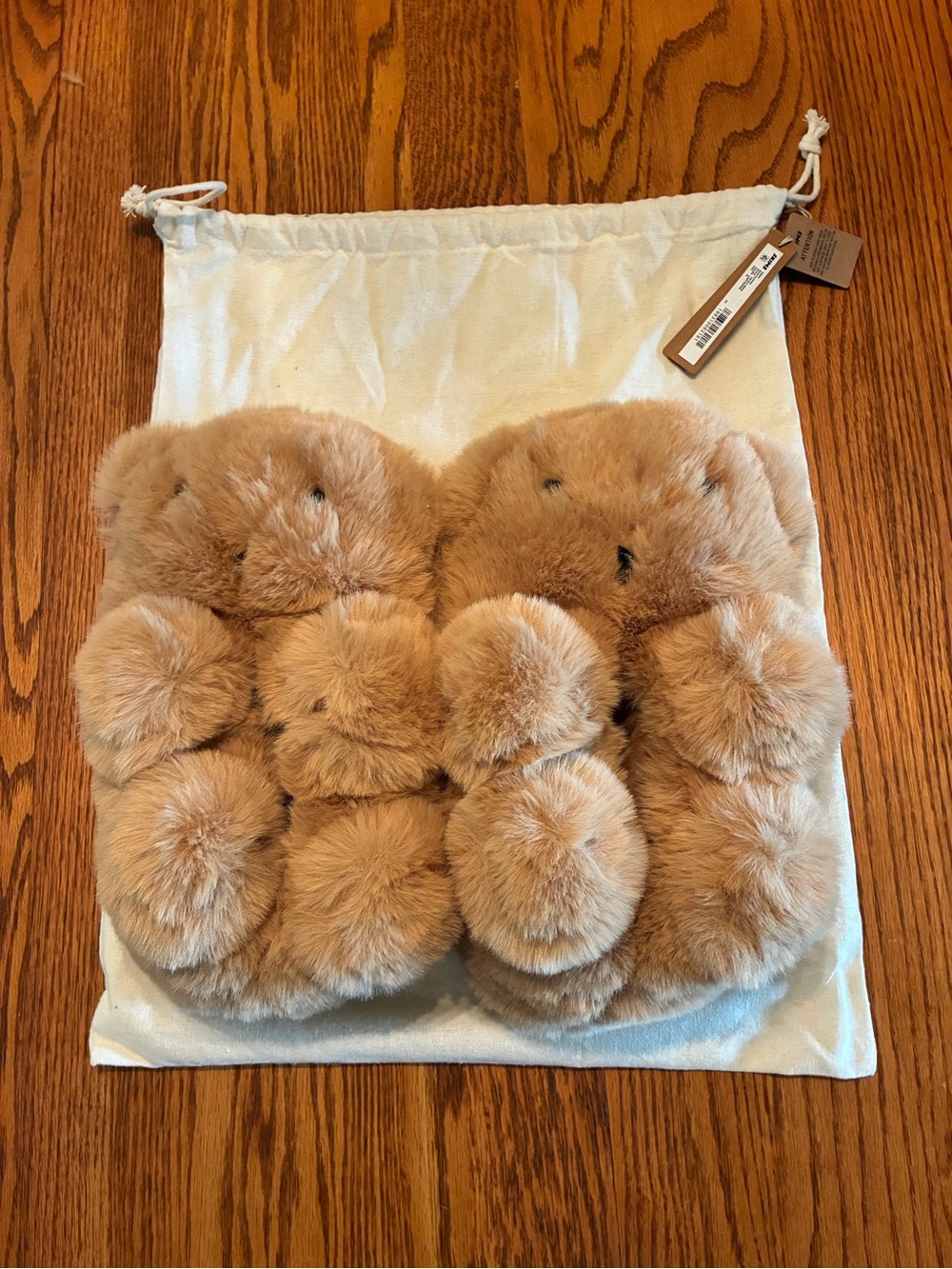 SKIMS Teddy Bear Slippers